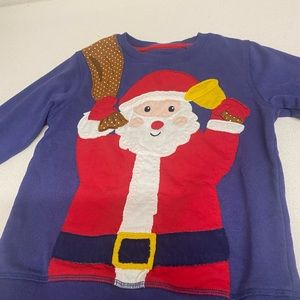 Mini Boden Santa sweatshirt- 2 available, perfect for twins
